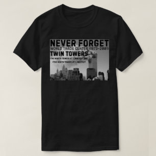 Camiseta Nunca Esqueça Torres Gêmeas WTC