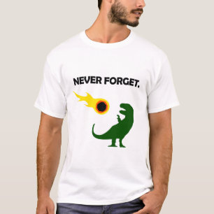 Camiseta Nunca Esquecer (Dinossauros)