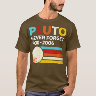 Camiseta Nunca Esquecer Plutão