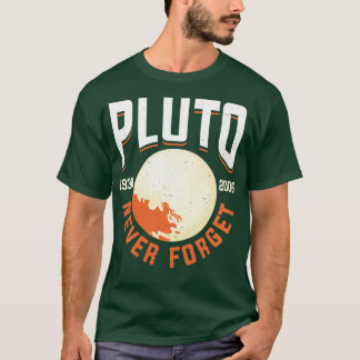 Camiseta Nunca Esquecer Plutão