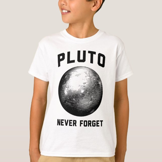 Camiseta Nunca Esquecer Plutão (Frente)