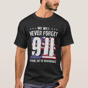 Camiseta Nunca Esqueceremos O Dia Patriótico 911