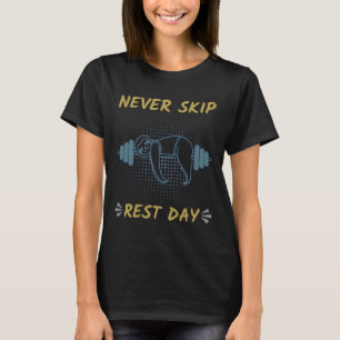 Camiseta Nunca Ignore o Colete de Descanso 17