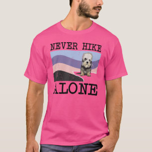 Camiseta Nunca Ihe Sozinho Dandie Dinmont Terrier Dog Camin