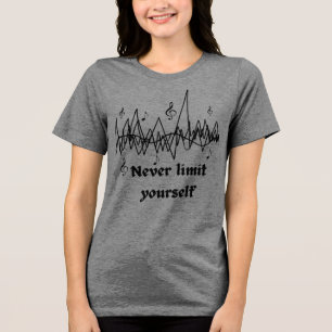 Camiseta Nunca Limite-se a si mesmo Citação Motivacional