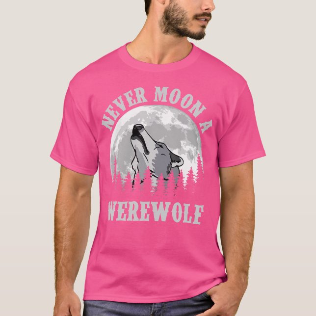 Camiseta Nunca Lute Um Lobisomem (Frente)