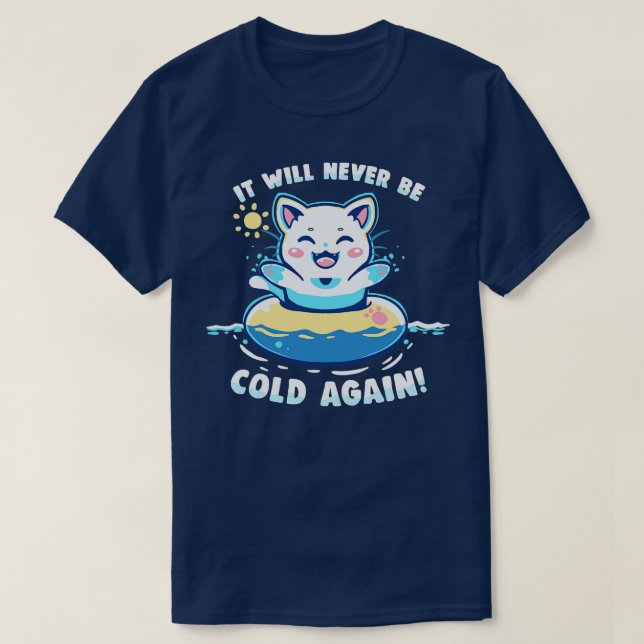 Camiseta Nunca Mais Ficará Frio (Frente do Design)