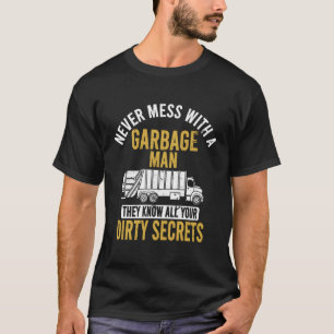 Camiseta Nunca Mal Com Um Homem De Lixo Engraçado Truque Dr