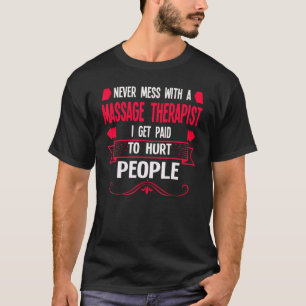 Camiseta Nunca Mal Com Uma Terapia Terapêutica Massagista