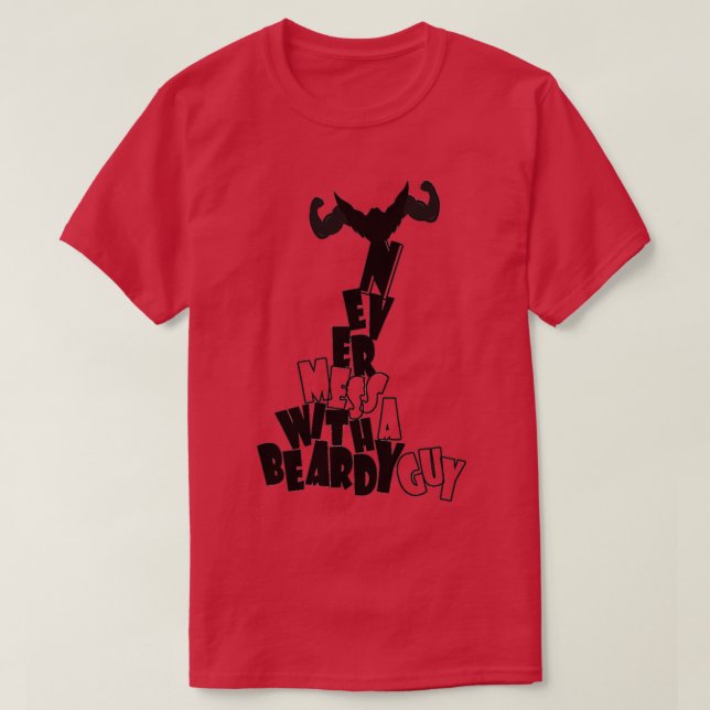 Camiseta Nunca Mete Com Uma Cara De Beady (Frente do Design)