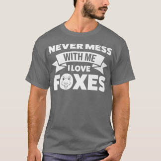 Camiseta Nunca mexa comigo Adoro inimigos Animal