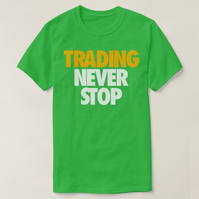 CAMISETA NUNCA PARE A NEGOCIAÇÃO (Frente do Design)