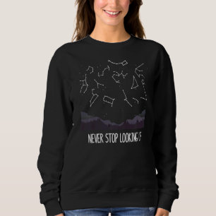 Camiseta Nunca Pare De Procurar Zodíaco E Ursa Nostálgicos