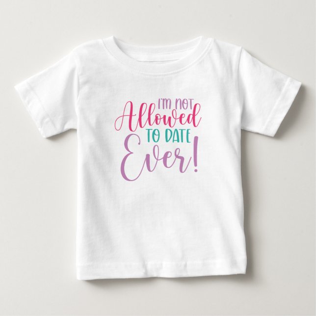 Camiseta Nunca podendo namorar (Frente)