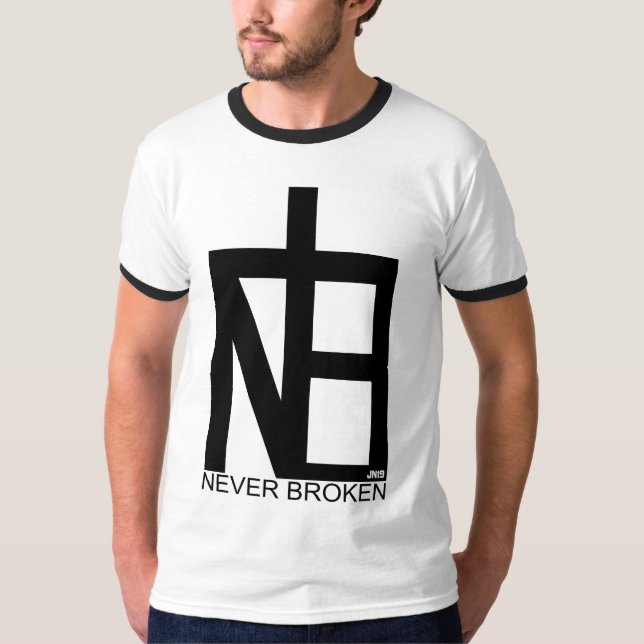 Camiseta Nunca quebrado (Frente)