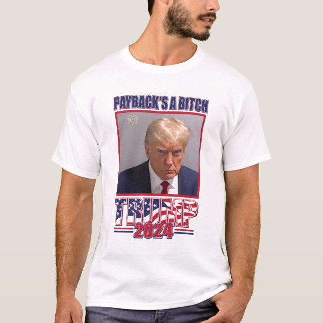 Camiseta Nunca Renderizar - Trump 2024 (Frente)
