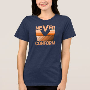 Camiseta Nunca se conforme - Discordância Angular do Geólog