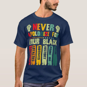 Camiseta Nunca Se Desculpe Pela Sua Blackness No Décimo Bla