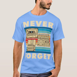 Camiseta Nunca se esqueça da estética venenosa dos anos 80
