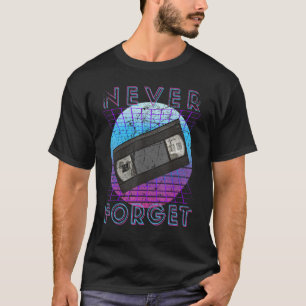Camiseta Nunca se esqueça da Nostalgia 1 dos anos 90 da Ret