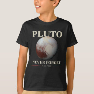 Camiseta Nunca se esqueça de Plutão 1930-2006 Science Pla