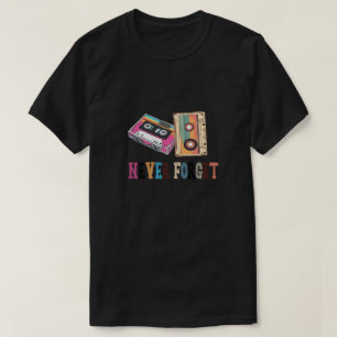 Camiseta Nunca se esqueça do anos 80 Vintage Retro Cassette