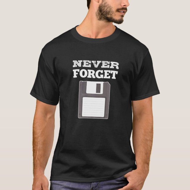 Camiseta Nunca se esqueça do Nerd Premium do computador (Frente)