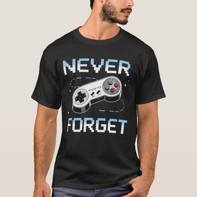 Camiseta Nunca se esqueça dos jogos retrorreflectores para  (Frente)