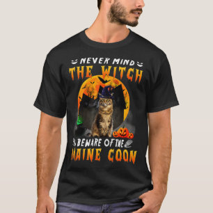 Camiseta Nunca Se Importa Com A Testemunha Do Gato De Maine