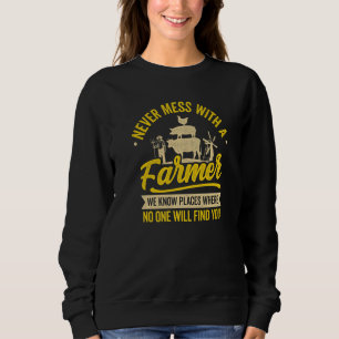 Camiseta Nunca Se Meta Com Um Fazendeiro Nós Conhecemos Lug