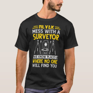 Camiseta Nunca se meta com um Inquérito ou um Cartografo Su