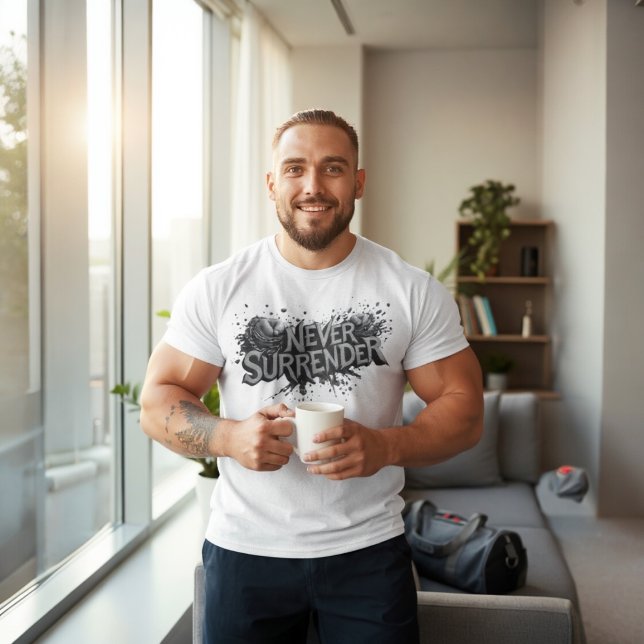Camiseta Nunca Se Renda (Criador carregado)
