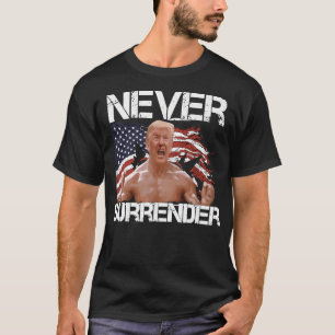 Camiseta Nunca Se Rende Trump Donald 2024 Tiro