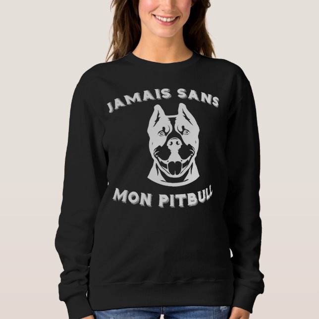 Camiseta Nunca Sem Minha Ideia De Cachorro Pitbull (Frente)