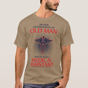 Camiseta Nunca Subestimar Assistente Médico