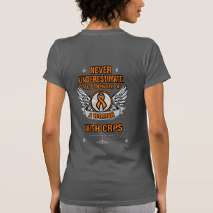 Camiseta Nunca Subestimar/Mulher... CRPS