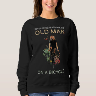Camiseta Nunca Subestime A Bicicleta Montanha Velho