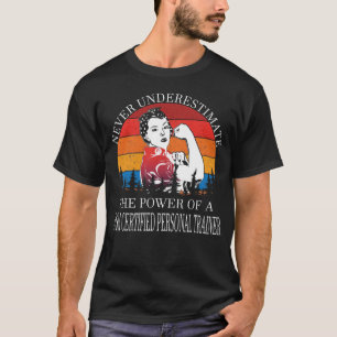 Camiseta Nunca Subestime A Formação Pessoal Certificada N