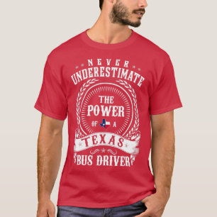Camiseta Nunca subestime a potência de uma UNIDADE de BUS d