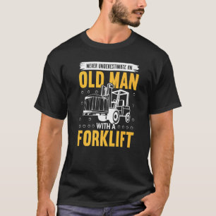 Camiseta Nunca Subestime E Velho Com Elevação