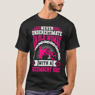 Camiseta Nunca Subestime E Velho Com Um Recente