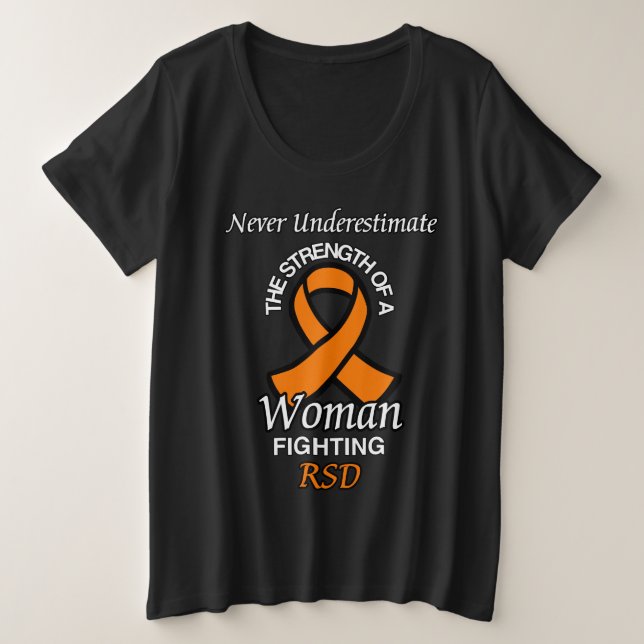 Camiseta Nunca Subestime/Fita/Mulher...RSD (Frente do Design)