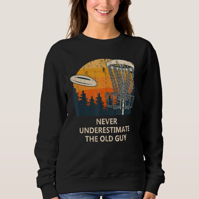Camiseta Nunca Subestime O Golf Do Pai De Golfe De Cara Ant (Frente)