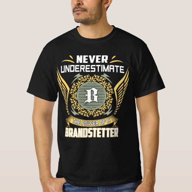 Camiseta Nunca Subestime O Poder De Um Brandstetter (Frente)