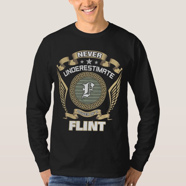 CAMISETA NUNCA SUBESTIME O PODER DE UM FLINT (Frente)