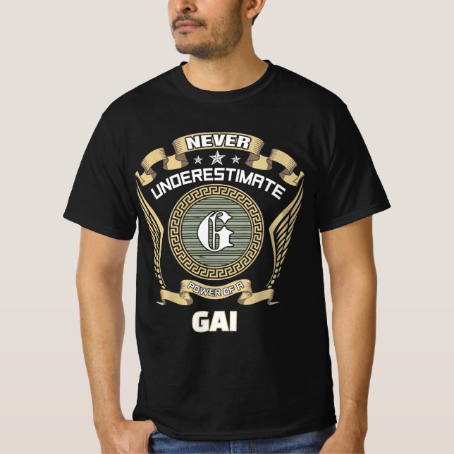 Camiseta Nunca subestime o poder de um GAI (Frente)
