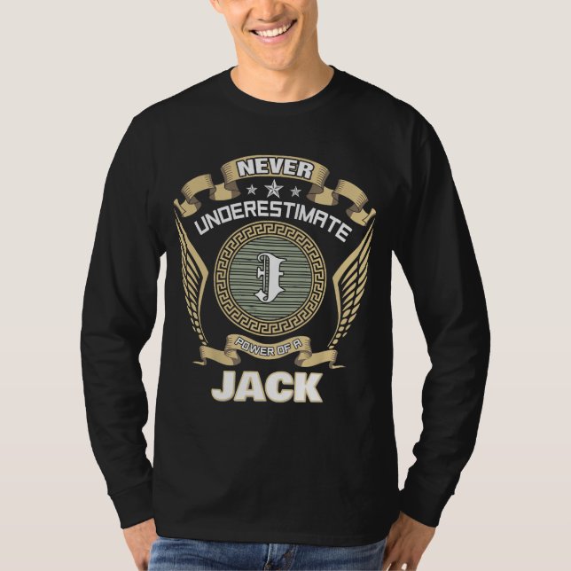 CAMISETA NUNCA SUBESTIME O PODER DE UM JACK (Frente)