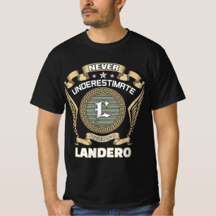 Camiseta Nunca subestime o poder de um LANDERO