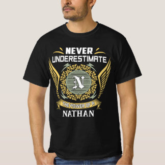 Camiseta Nunca Subestime O Poder De Um Nathan