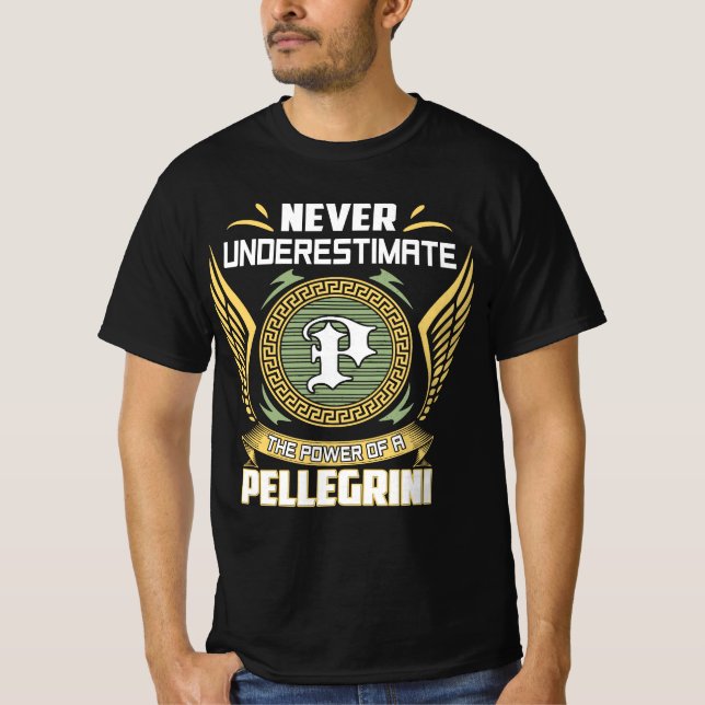 Camiseta Nunca Subestime O Poder De Um Pellegrini (Frente)
